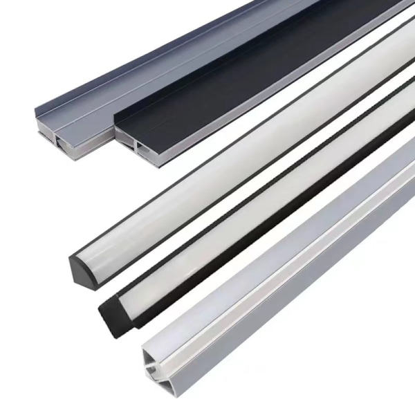Ultratunn LED-integrerad osynlig ljusremsa Under skåp Skåp Bokhylla Hylla Aluminiumprofil DC12V dold belysning 1st (30cm)