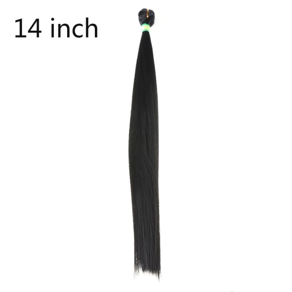 TG 100g Hiustenpidennykset Hiusvävi Brasilialainen suora hius 14INCH