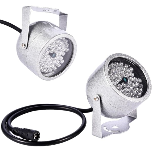 Galaxy Kamera IR Illuminator Lights, Fosa 140 LED Vattentätt Infrarött Night Vision Light för säkerhet CCTV kamera