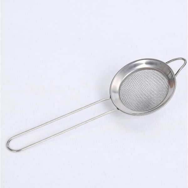 Tesil - Tesil med lösa blad -7 cm diameter - Litet köksredskap i metall - Mesh med handtag - Filter för silning av teblad