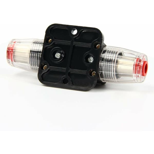 Bil Strømbryter 12V - 24V DC Bilbeskyttelse med Manuell Reset Bryter Sikring 60A