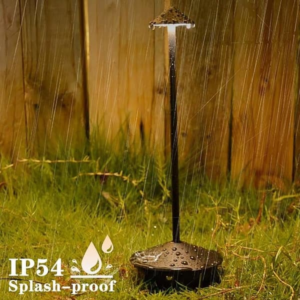 Bordlampe / Skrivebordslampe - Trådløs LED-lampe Sølv Silver_yux Silver