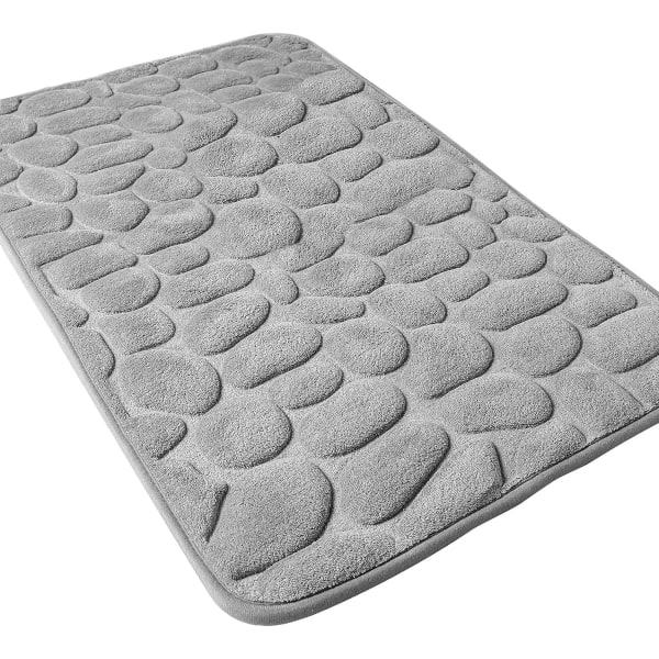Anti-Skridsikker Memory Foam Bademåtte Absorberende Måtte Badeværelsesmåtte Maskine
