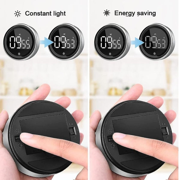 Digital Køkken Timer med 3 Lydniveauer