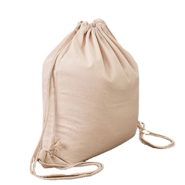 3 st Bomulls Dammtäta Dragsko Förvaringsväskor 16*21cm