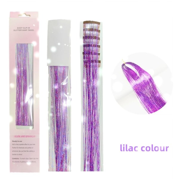 TG Fairy Hair Tinsel -hiuslisäkkeet 02 02 02