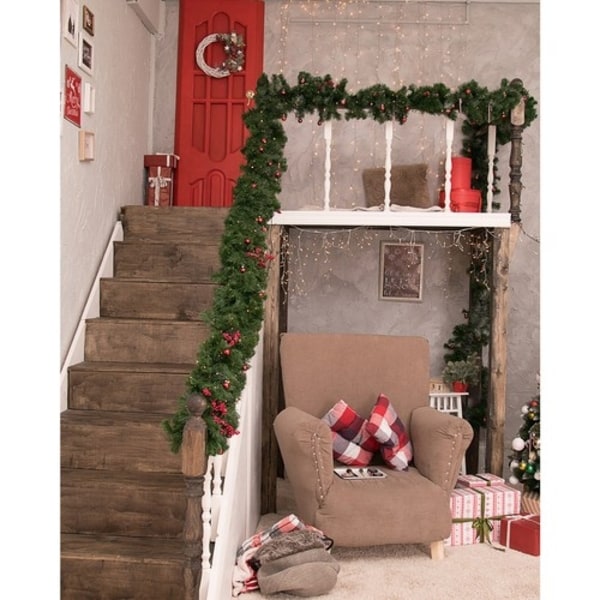 Julekrans / Juletrekrans Jul - Juletrekrans - 2,7 m 1750