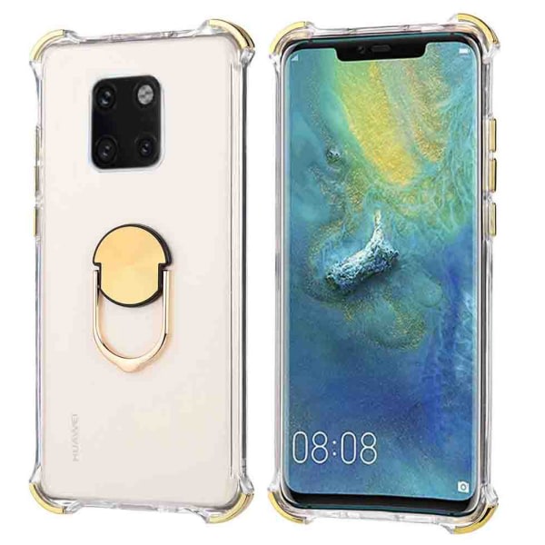 TG Huawei Mate 20 Pro - Kestävä suojakotelo renkaalla Punainen