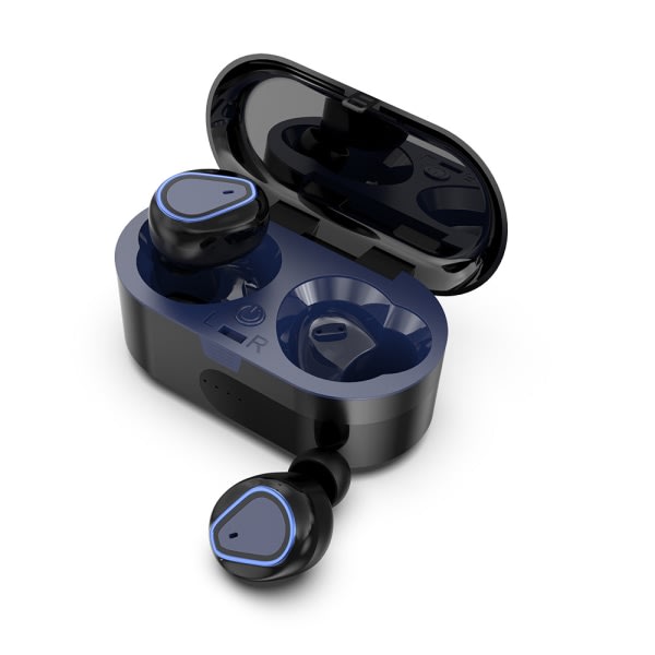 Bluetooth -kuulokemikrofoni 5.0 -portabel-korvaan asennettava kaksipäästöinen Bluetooth kuuloke, minibinauraalinen sport
