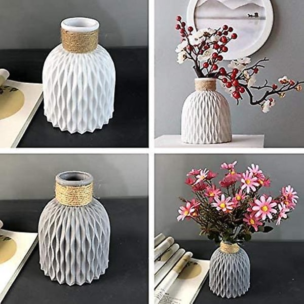 Blomstervaser i plast, hemmøbler dekorasjon Inredningstillbehør Sett med 1 vas