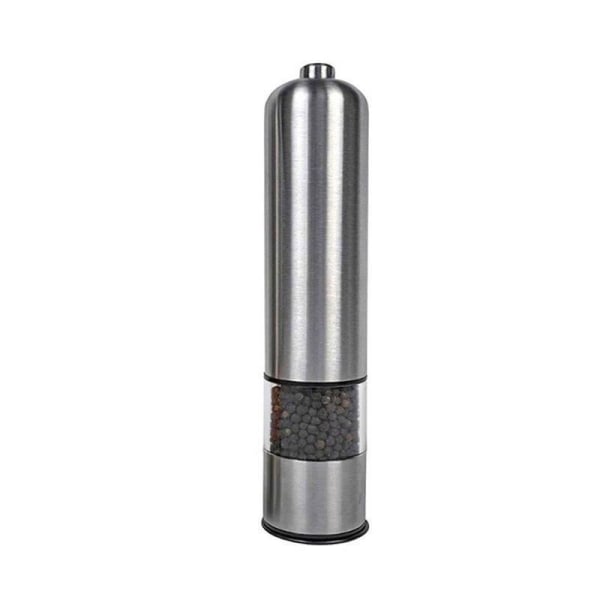 TG Elektrisk Pepparkvarn - Batteridrevet - LED Sølv