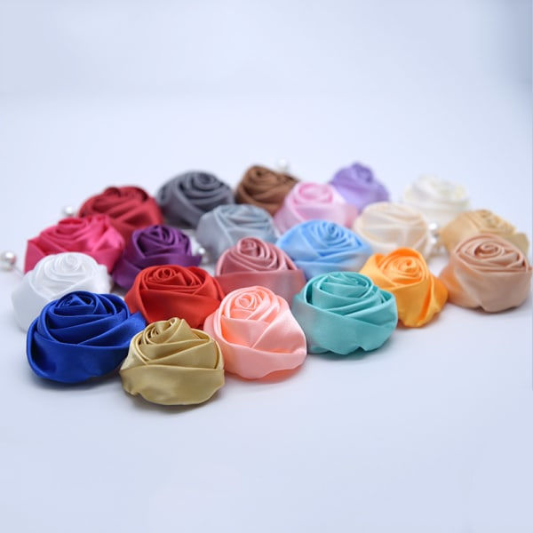 Brudgoms Boutonniere Bryllup Silke Rose Herre Brosche Lapel Pins med Blomstertilbehør Hjemkomst Brosche Mandlig Brudgom, Sæt med 4, Lyselilla