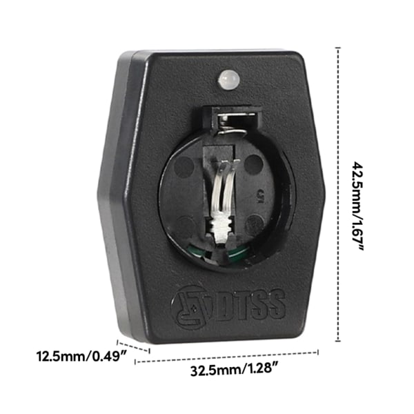 5 stk genopladelige knapbatterier med Type-C batterilader Ladeadapter til LIR2032, 2025 og 2016 batteri Charger and LIR2032 0.05