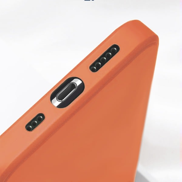TG iPhone 11 - Praktisk stilrent FLOVEME Skal med Korthållare Orange