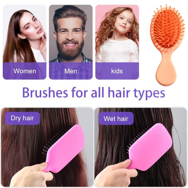 TG Toddler Grooming Hårbørste Rese Grooming Hårbørste Beste presenten Orange