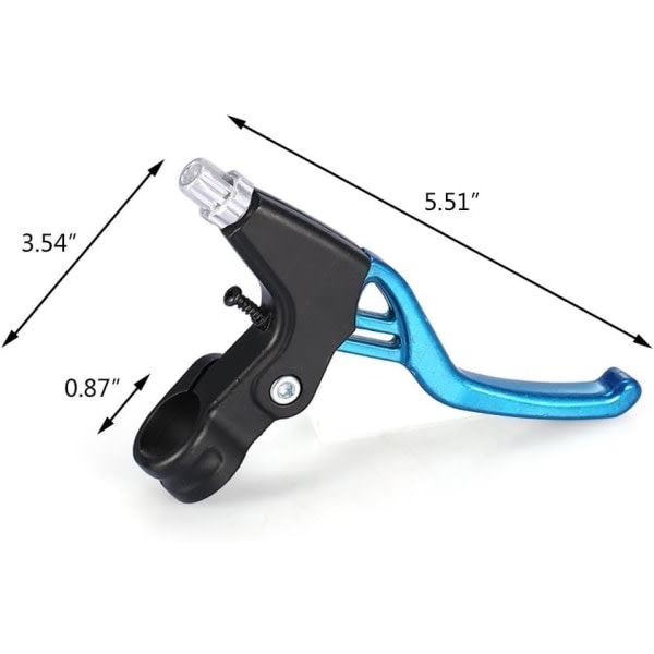 Cykelbremsehåndtag Mountain Road Bike Bremsehåndtag Universal til cykler, aluminiumlegering Cykelbremse 2,2 cm Diameter Et par