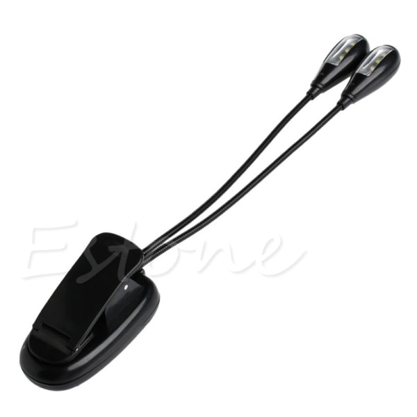 Multifunktionel 8 LED-svanehalslampe til boglæsning Camping Vandreturslampe Robust USB og AAA-batteridrevet Robust