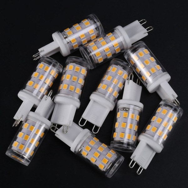 10-pack G9-lampa, 3W halogenlampa, energisparande G9-sockel.