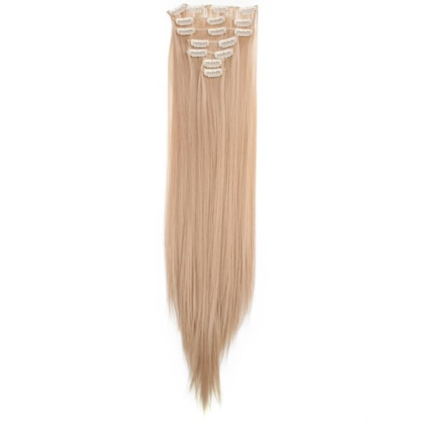 Løshår rett klipp i 7 deler - Medium blond #22 Medium blond