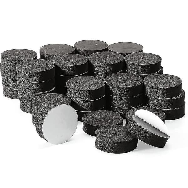 100 stk. Naturgummi urtepottefødder Usynlige urtepottefødder til store udendørs planter 50 mm -CH -GLS[C]