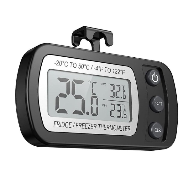 Vattentät kyltermometer, digital frysrumstermometer
