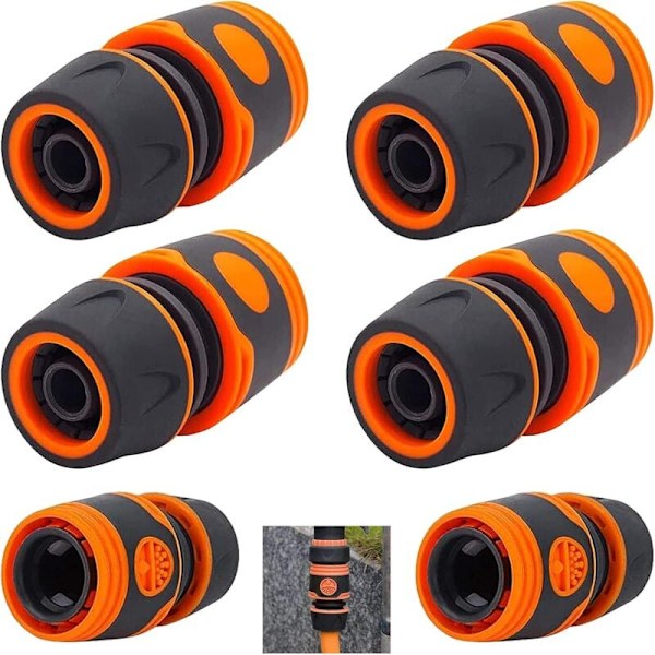 Pakke med Quick Connector haveslangekobling 1/2\" Heavy Duty til haveredskaber, landbrug, græsplæne, havevandingssystem