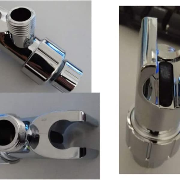 Dusjhodeholder, justerbar holder 18-25 mm