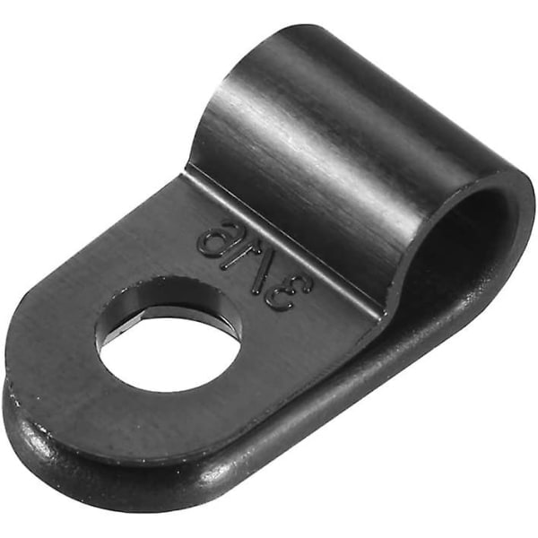 Kabelbindare 200-pack Typ R Nylon för kabelhantering 5 mm svart Cc-0.5