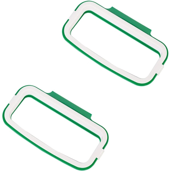 2-pack hängande soppåsehållare, förvaringsställ för soppåsar