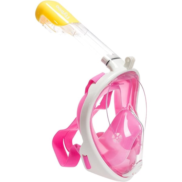 Galaxy 180° Snorkelmaske Action Kamera Kompatibel Snorkelmaske (Rosa) S/M Rosa s,m