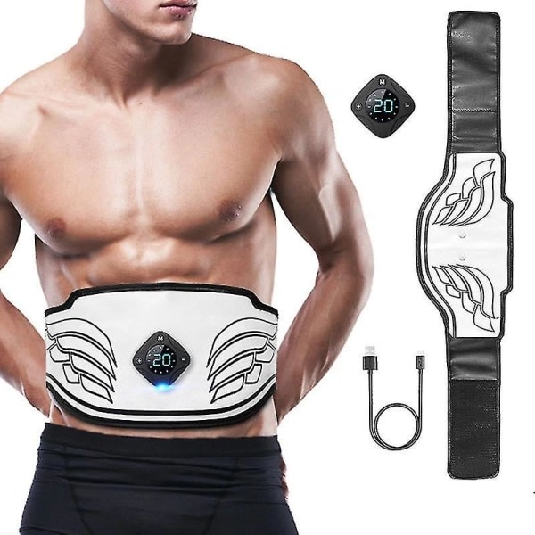 Electronic Abs Toning Tr?ningsb?lte EMS Abs Trainer Midjetrimmer Muscle