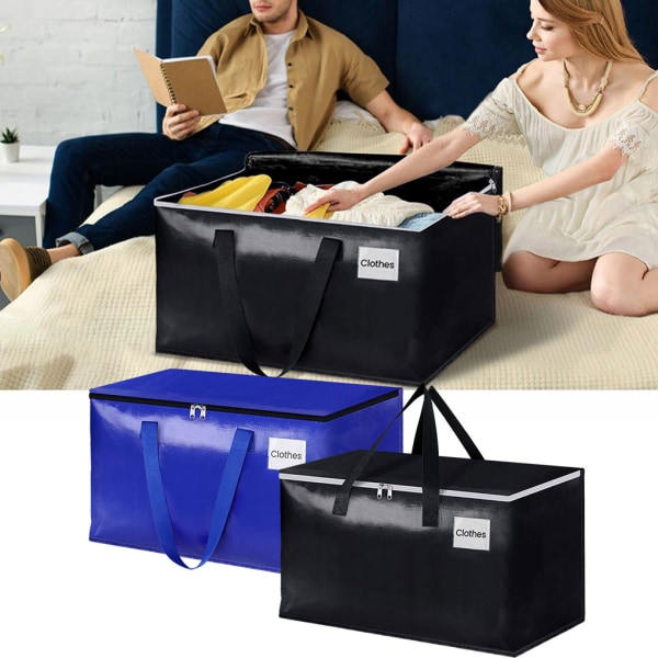 Polyester Ekstra Stor Mobilväske med Lynlås Specialudstyr Til Sort 69*35*38cm