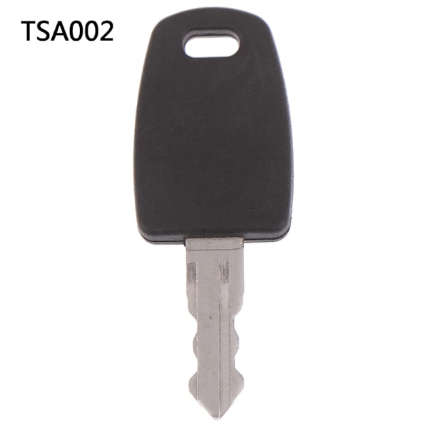 Multifunktionel TSA002 007 nøgleetui til bagage kuffert toldsort Sort Black TSA002