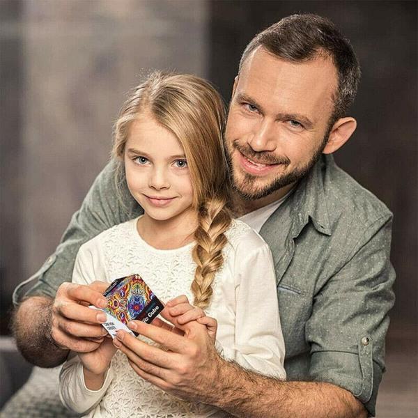 Variabel Utbytbar Magnetisk Magisk Kub 3D Handvändning Pussel Stressreducerande Leksaker Present Flamfärg