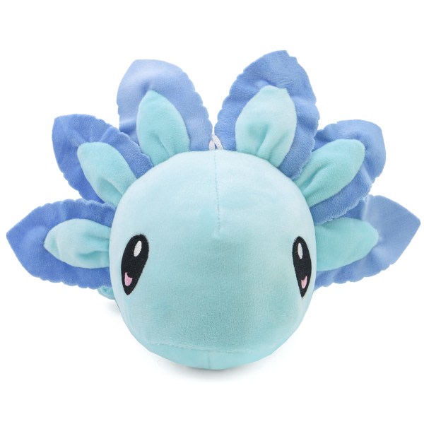 Axolotl Plysch, Mjuk och Bedårande Salamander för Gosedjur Axolotl Plysch Dockagåvor för Pojkar, Flickor (Blå)