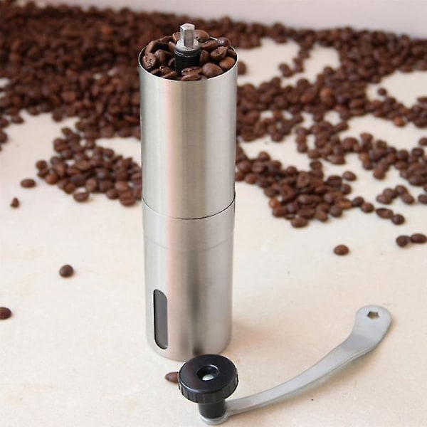 Metal Kaffe Kværn Rustfrit Stål Værktøj Hånd Manuel Håndlavet Kaffe Bønner Kaffe Kværn