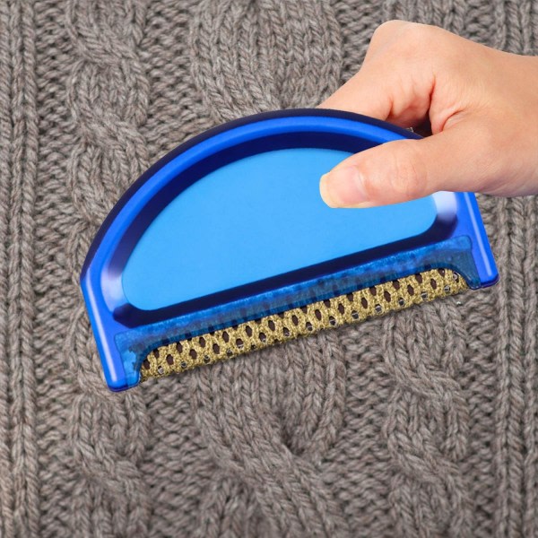 Galaxy 4 st Sweater Comb Cashmere Comb Rengöringsverktyg Hårbollsrengöringskam (blå)