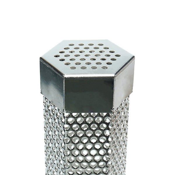 Pelletsrökarrör, 6" längd hexagonform perforerad BBQ-rökgenerator