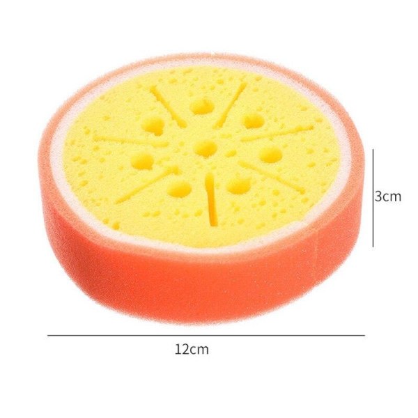 TG Färgglada Tvättsvampar - Frukt - 4 kpl monivärinen