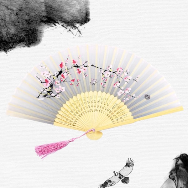 Galaxy Tofs Silk Fan-Sakura