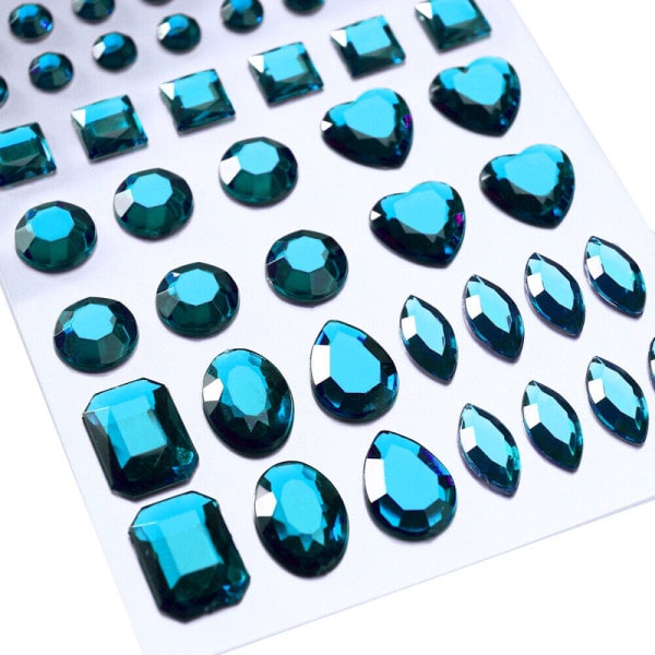 2 delar Bling Rhinestone Sticker Juveler Kristall Platta Barn