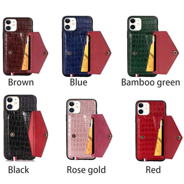 TG Praktisk Beskyttelsesetui med Kortholder - iPhone 11 Sort