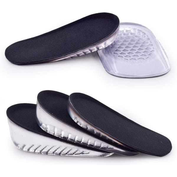 1 par Height Increaser Heel Insoles, Invisible Shoe Lifter In