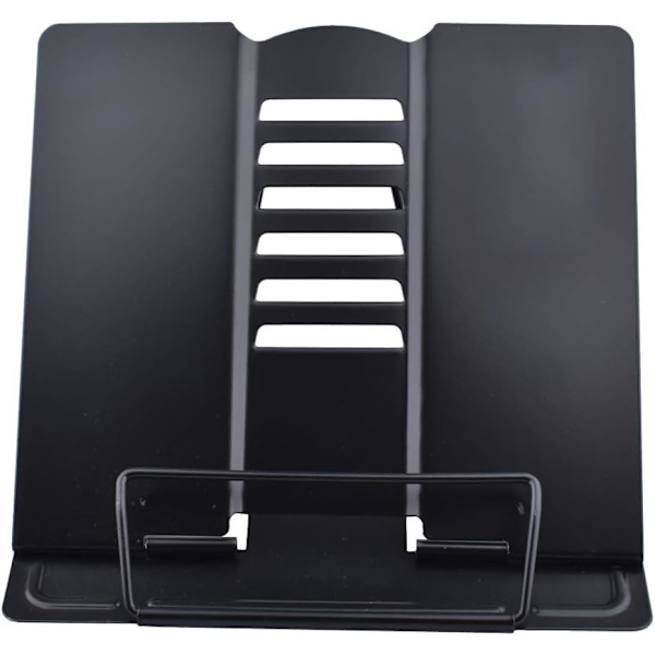 Metal Book Stand Foldable Reading Stand Non-slip Adjustable