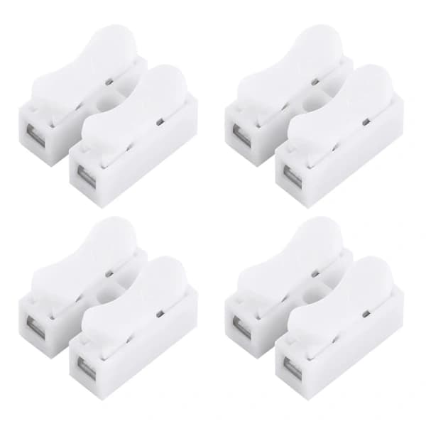 10A 220V 2-benet hurtigkoblingsklemme til kabel - 100 stk._yux