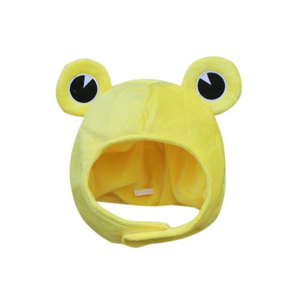 Sød Grøn Plys Frog Hat Pandebånd Cap Dress Up Cosplay Kostume