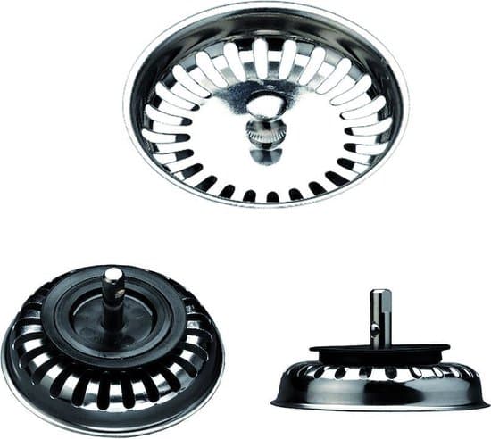 Viega Køkkenvask Si-kurv Prop Stopper, Rustfrit Stål Afløbssi med Prop, 82 mm Diameter, Sølv