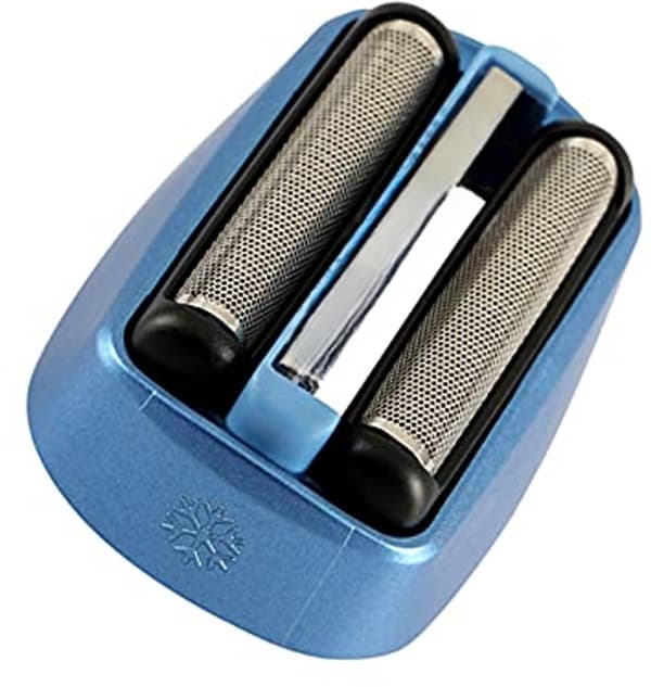 Erstatningsfoliebarberhode for Braun CoolTec 40B, CT2s CT2cc CT3cc CT4s CT4cc CT5cc CT6cc, blå