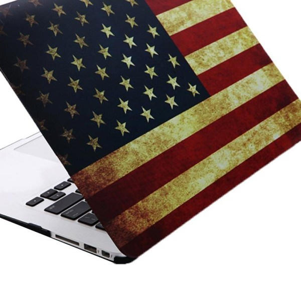 Deksel for Macbook Air 13.3 tommer - (A1369/A1466) - USAs flagg