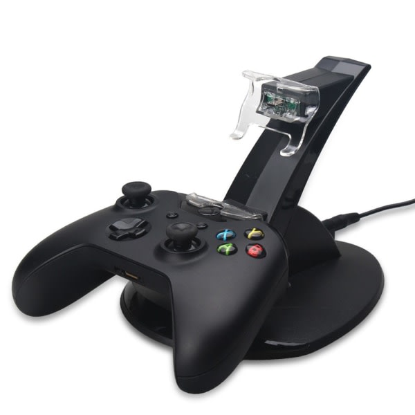 OIVO Xbox One Dubbel Laddningsstation / Laddningsställ Svart